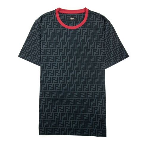 black and red fendi t shirt|fendi t shirt size guide.